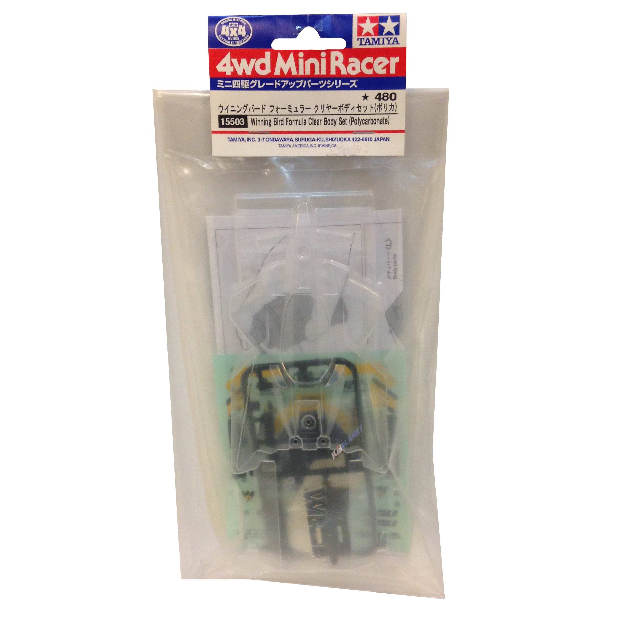 15503 Tamiya Winning Bird Formula Clear Body Set (Polycarbonate)