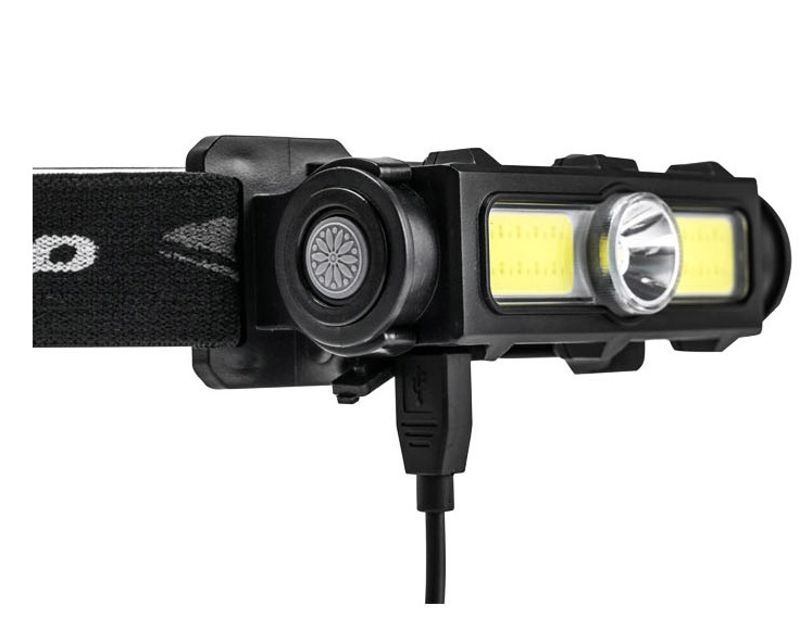 ไฟฉายคาดศีรษแบบหลอด COB และหลอด LED Kinsach KST-036 แบบมีแทบแม่เหล็ก