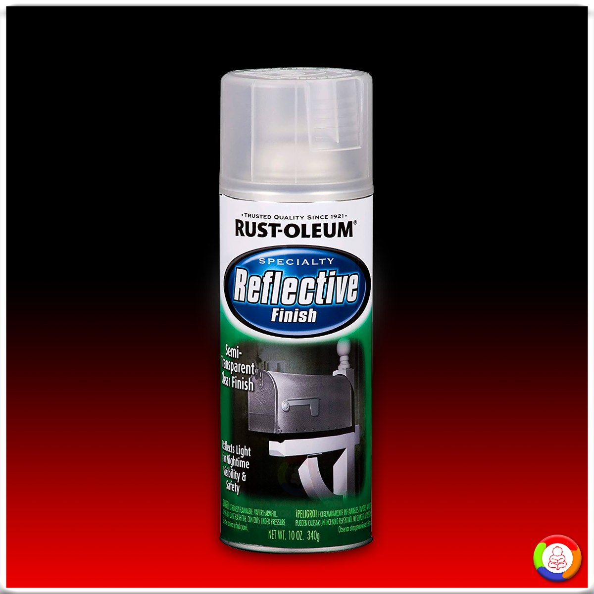 Rust-Oleum Specialty Reflective Spray Clear สีสะท้อนแสงสีใส