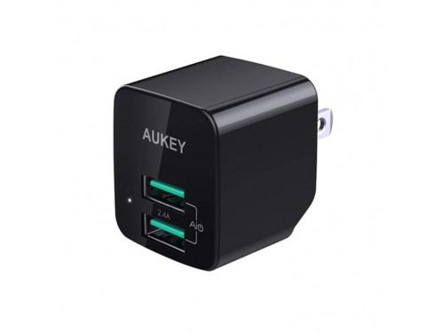 Adapter หัวชาร์จเร็ว Ultra Compact AiPower Adaptive Fast Charge 2 Ports รุ่น PA-U32 สีดำ