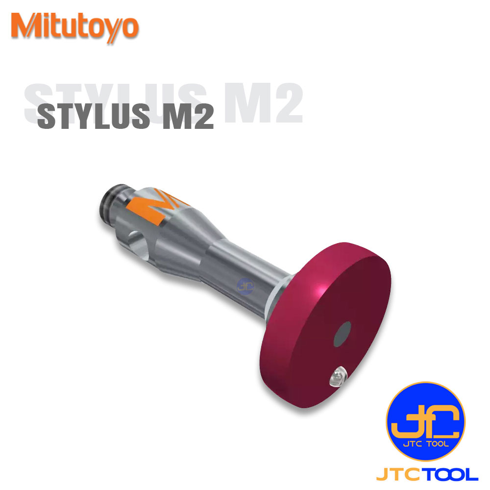 Mitutoyo หัววัดแบบจานทำจากทับทิม(Stylus) สำหรับเครื่องจักร CMM ขนาด M2 แบบสแตนเลส - Disk Stylus Ruby