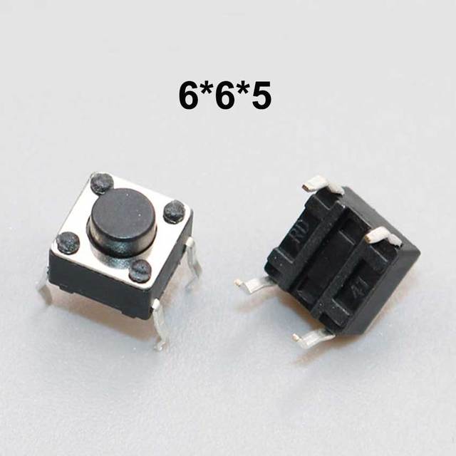 Tact Switch Push Button 6*6*5mm 10 ตัว