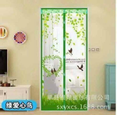 ม่านกันแมลง มุ้งกันยุง แบบติดประตู 139.- ส่งฟรี ขนส่งเอกชน