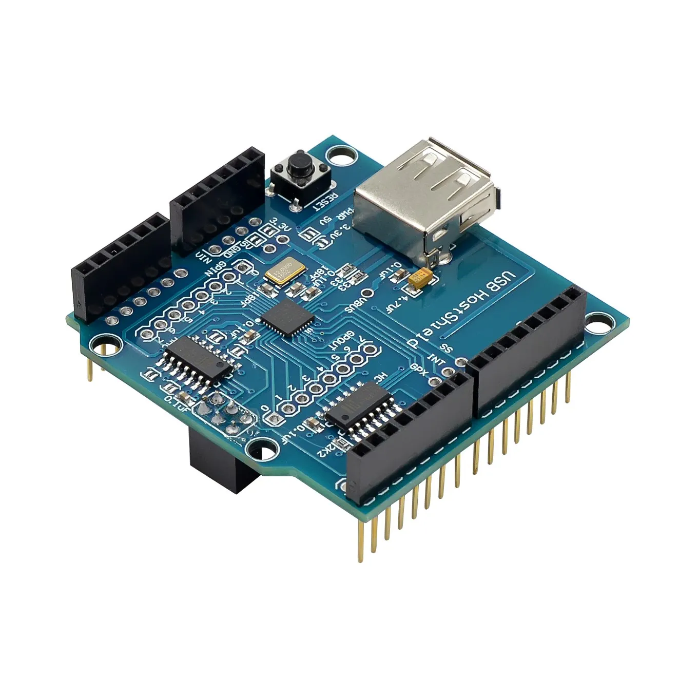 USB Host Shield for Arduino (บัดกรี Jumper แล้ว พร้อมใช้)