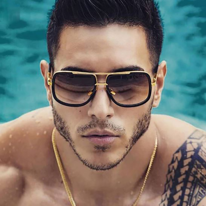 แว่นตากันแดด Vintage Gafas Oculos เลนส์ Polarized รุ่น 2029