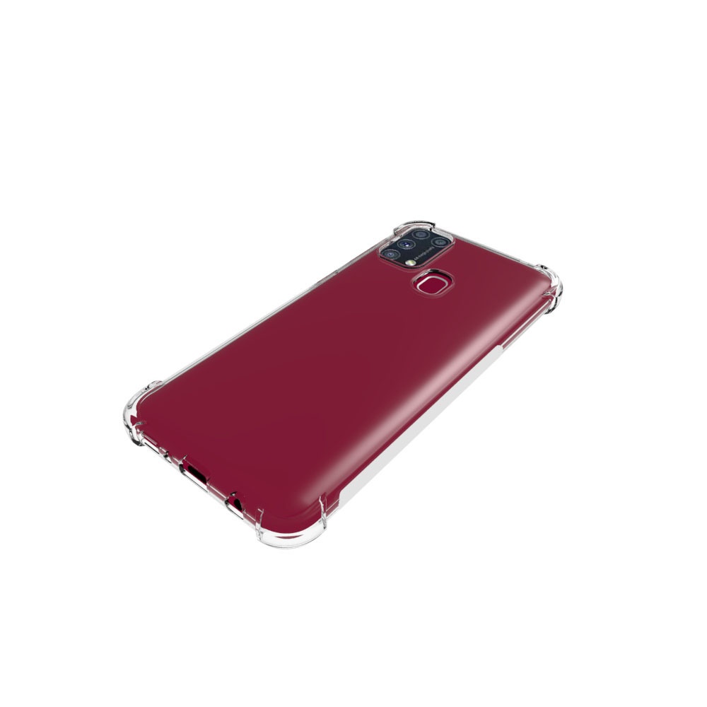 เคส Samsung Galaxy M31 แบบ TPU ใสเสริมขอบและมุมกันกระแทก