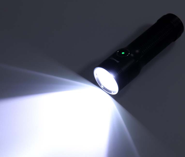 ไฟฉายแรงสูงส่องไกล ขนาดกลาง Skywolfeye T162 26650