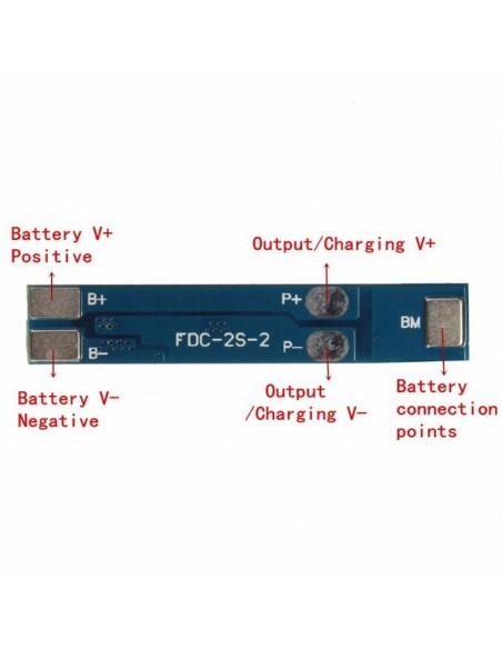 2S 3A Li-ion Lithium Battery 7.4V 8.4V 18650 Charger Protection Board Module