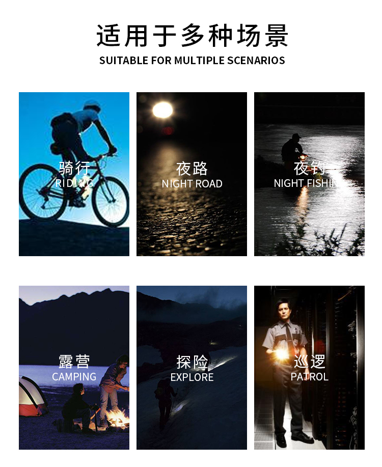 ไฟฉายแรงสูงขนาดกลาง Pioneman U8A Titanium หลอด SST70 , 4000 LM