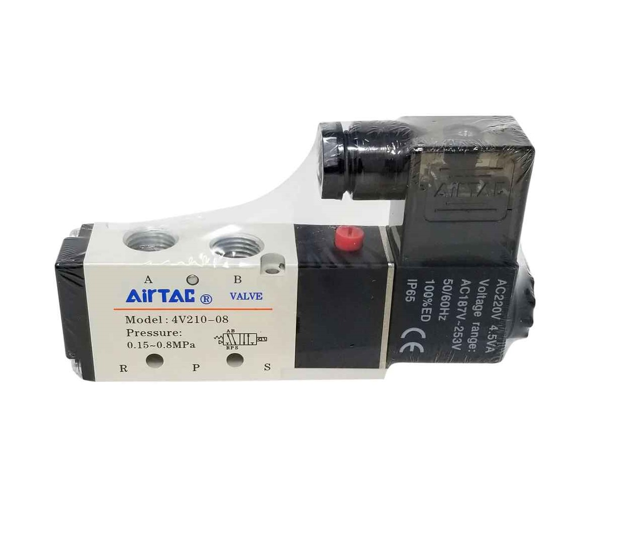 AirTAC 4V210-08 Pneumatic Solenoid Valve โซลินอยด์วาล์วลม (สินค้าของแท้)