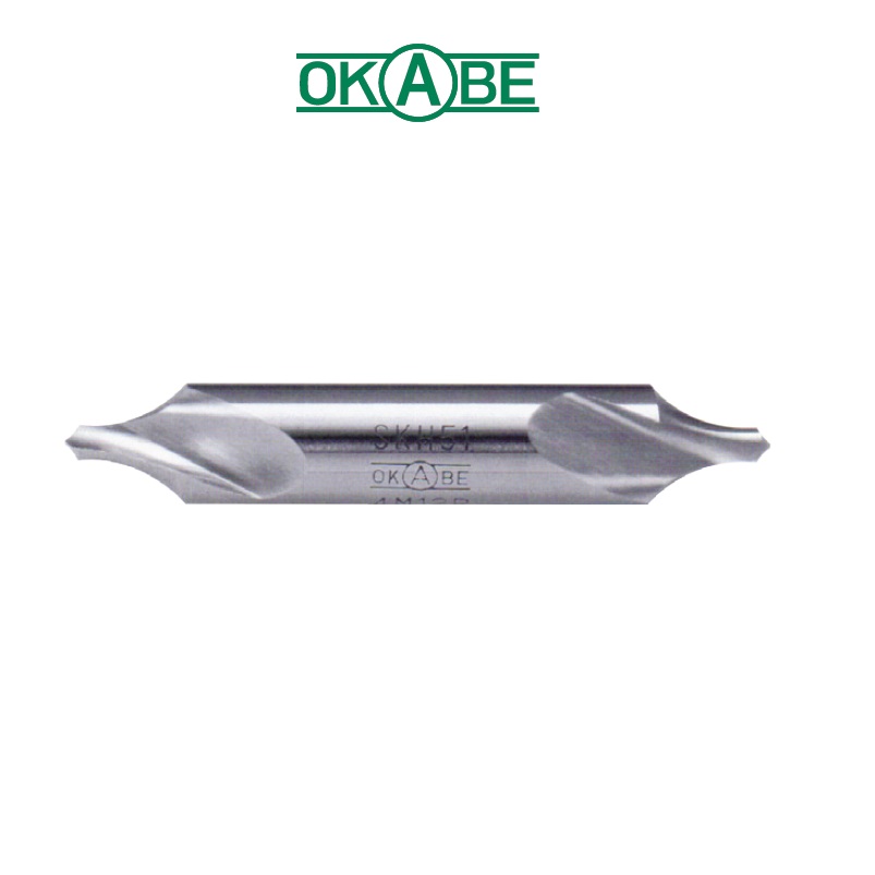 OKABE ดอกเจาะนำศูนย์ 60° มุมโค้ง รุ่น RCD - Center Drill 60° Type R No.RCD