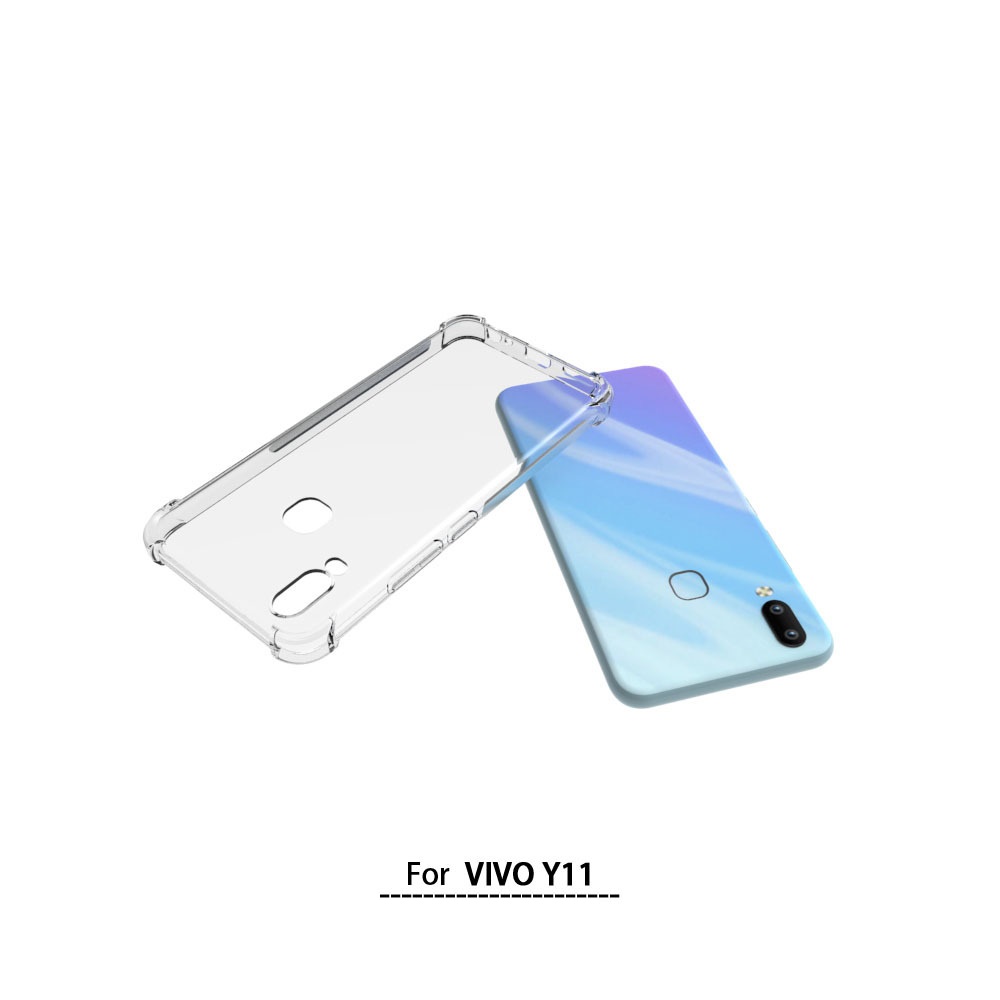 เคส Vivo Y11 ใสเสริมขอบและมุมกันกระแทก