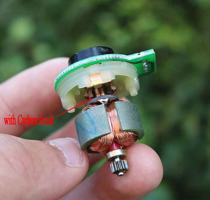 มอเตอร์เกียร์ DC 12V พร้อม Encoder วัดรอบ Geared Motor with Encoder 64 RPM