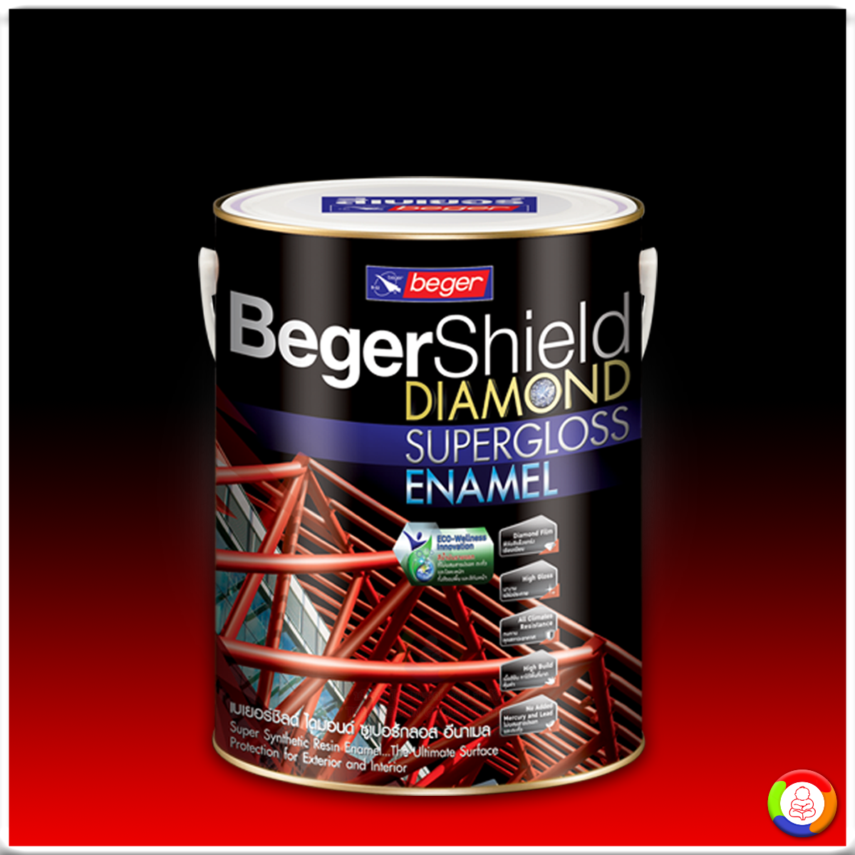 BegerShield Diamond Supergloss Enamel เบเยอร์ชิลด์ ไดมอนด์ ซุปเปอร์กลอส อีนาเมล