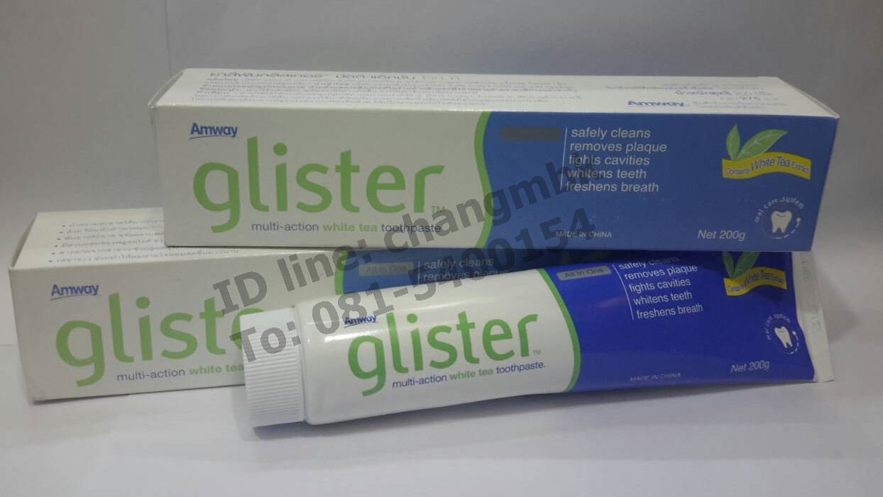 Glister multi-action white tea toothpaste (สูตร ชาขาว)