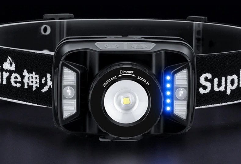 ไฟฉายคาดศีรษะแรงสูงคุณภาพดี แบบซูมได้ Supfire HL18 ขนาดกระทัดรัด