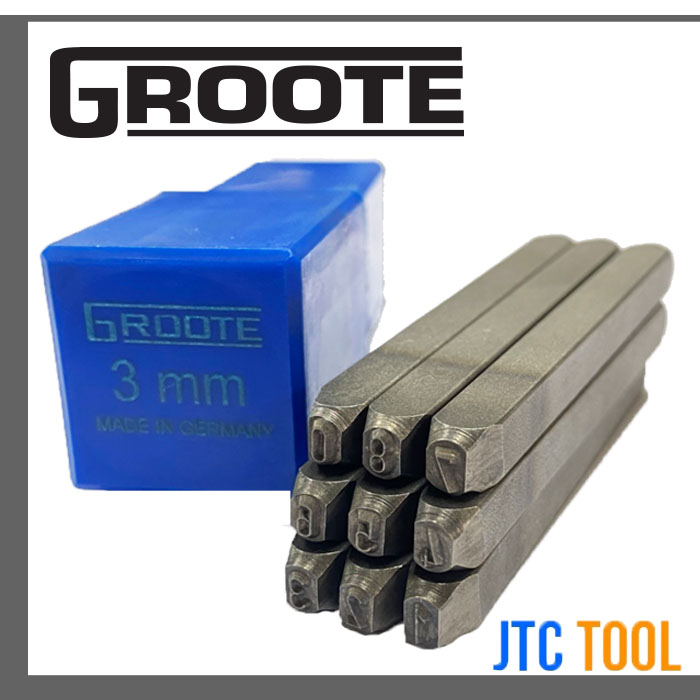 เหล็กตอกตัวเลข 0-9 - Stamping Number 0-9 [Brand: Groote]