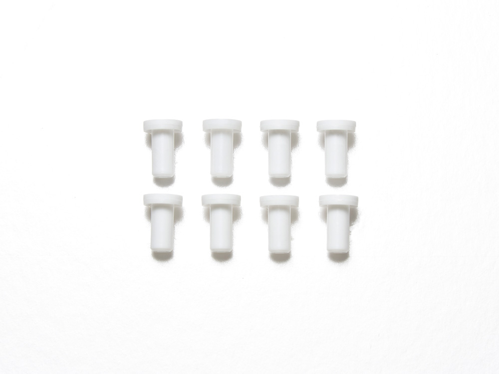 10306 Tamiya Mini 4WD Bushing for Aluminum Wheels (White, 8pcs.)