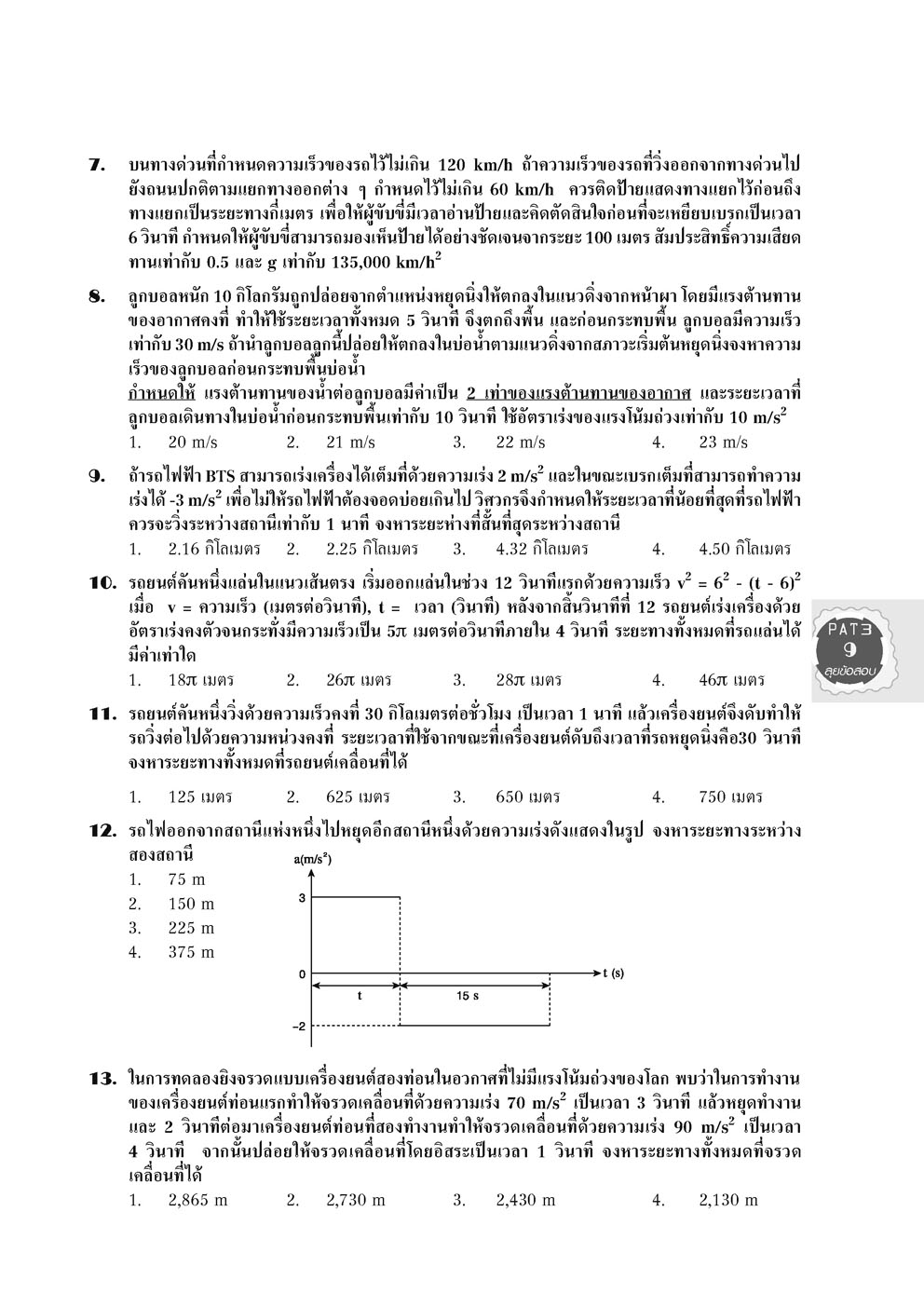 ชุด ติว PAT3 ความถนัดทางวิศวกรรมศาสตร์ (2 เล่ม) (ใช้เตรียมสอบ TPAT3 ได้)