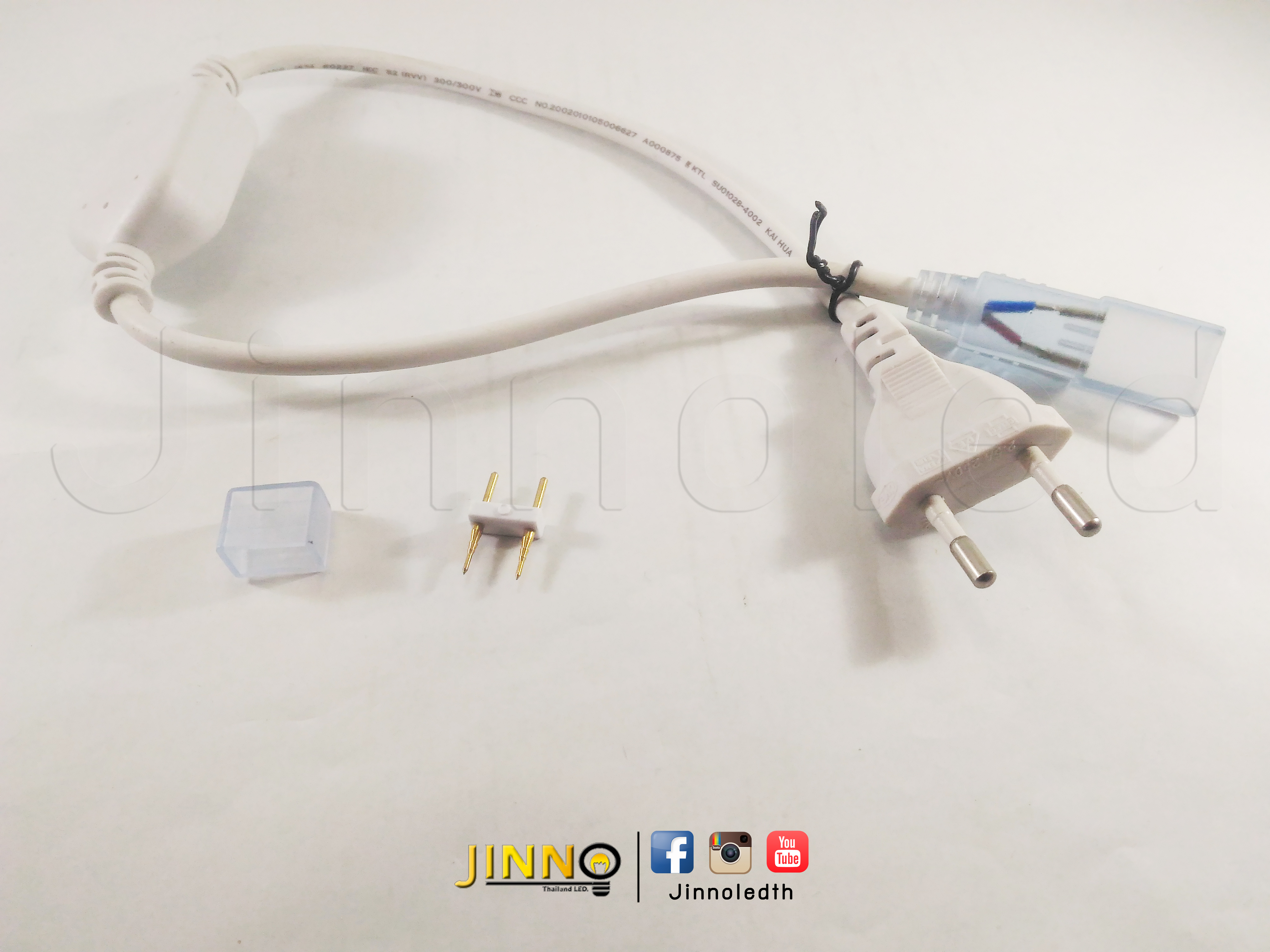 ชุดปลั๊กไฟ 220v 5630 120led : รุ่น Milky wire