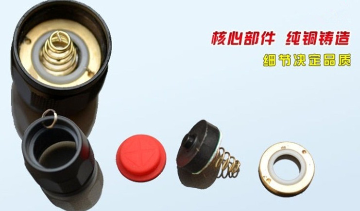 ไฟฉายพกพาแรงสูง Cree LED ชนิด T6 2 (U2)