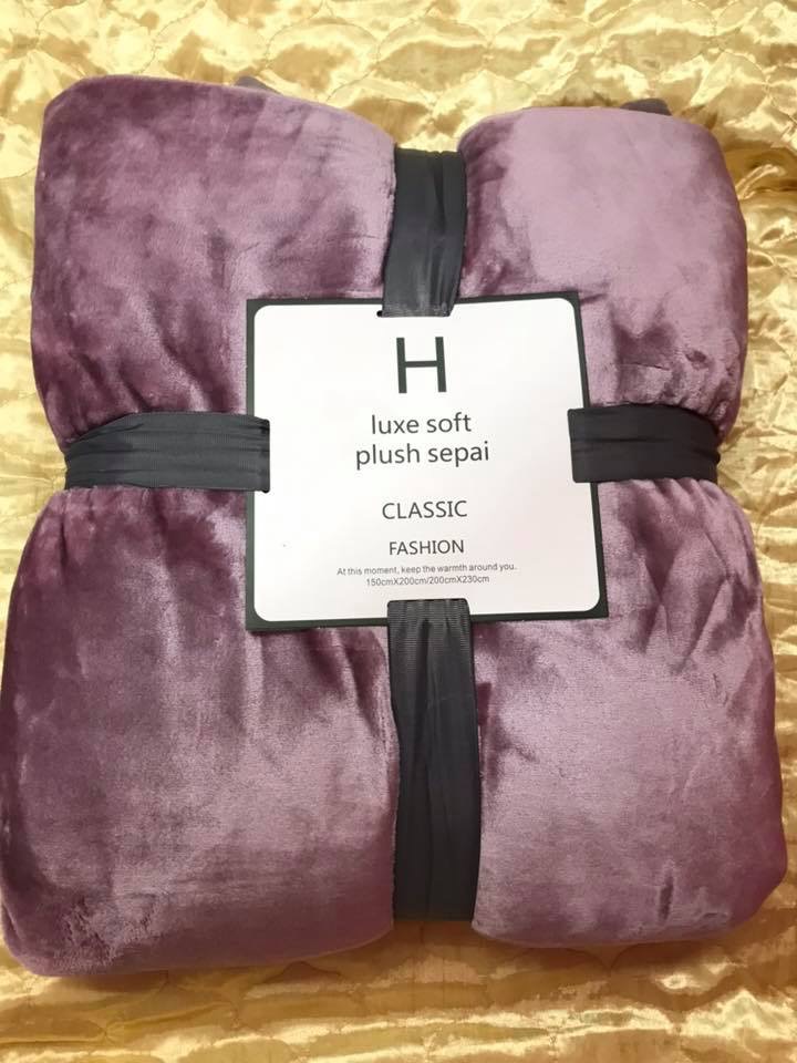 ผ้าห่มนาโนกำมะหยี่หนานุ่มพิเศษ เกรดส่งออกยุโรป ขนาดเทียบเท่า 8 ฟุต