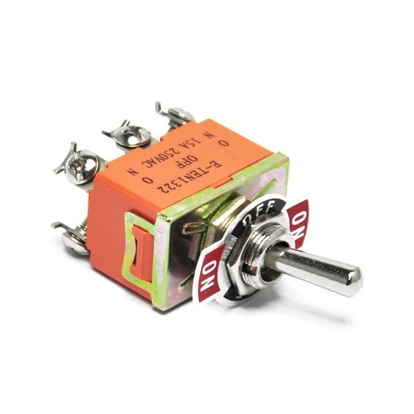 E-TEN1322 Toggle Switch ON-OFF-ON 3 Position 15A/250VAC