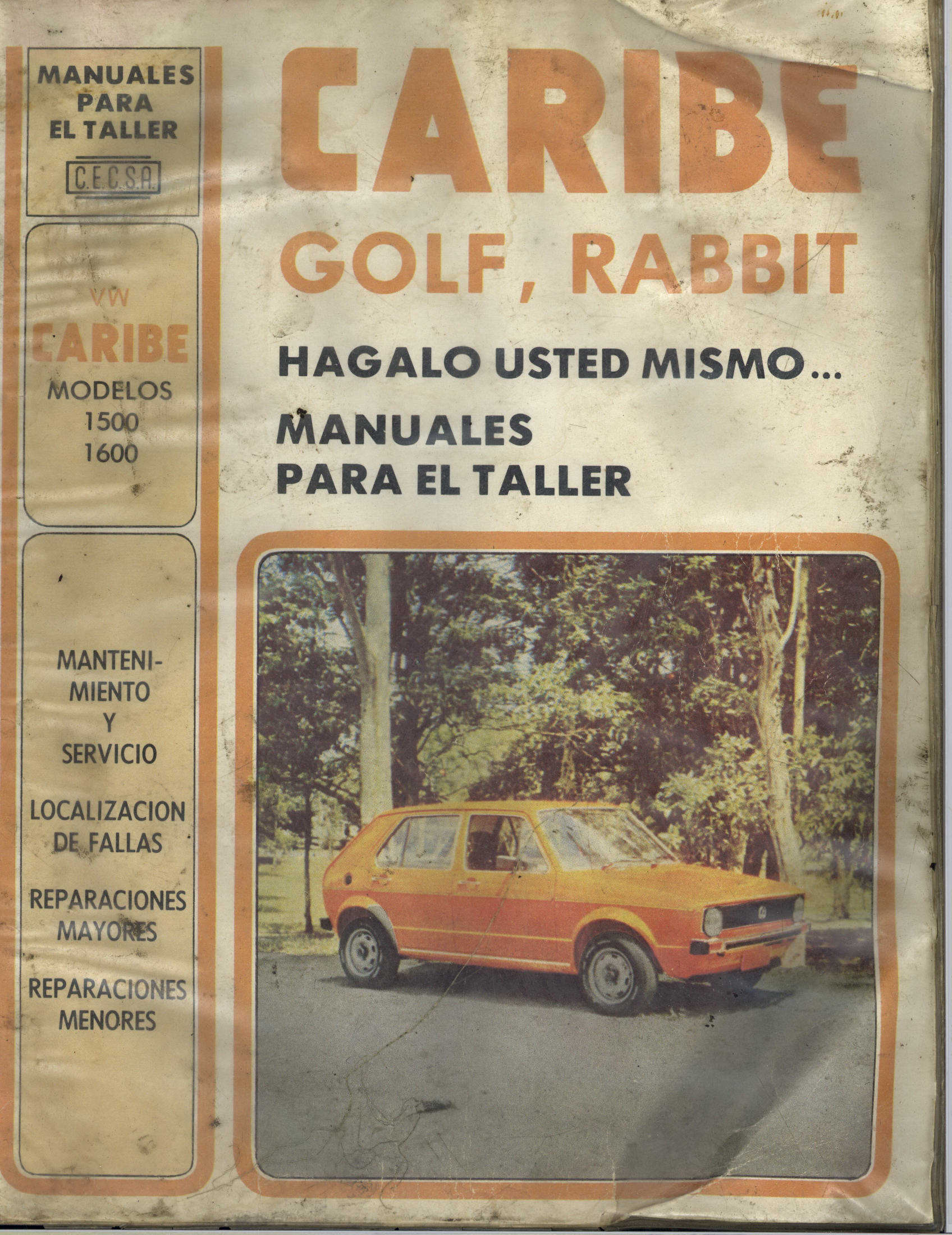 CD คู่มือซ่อมและ Wiring Diagram Volk Swagen CARIBE Golf, Rabbit ปี 1977