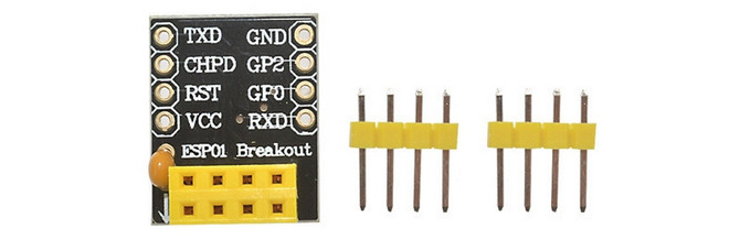 ESP8266 ESP-01 Adapter Breakout อะแดปเตอร์แปลงขา สำหรับทดลอง