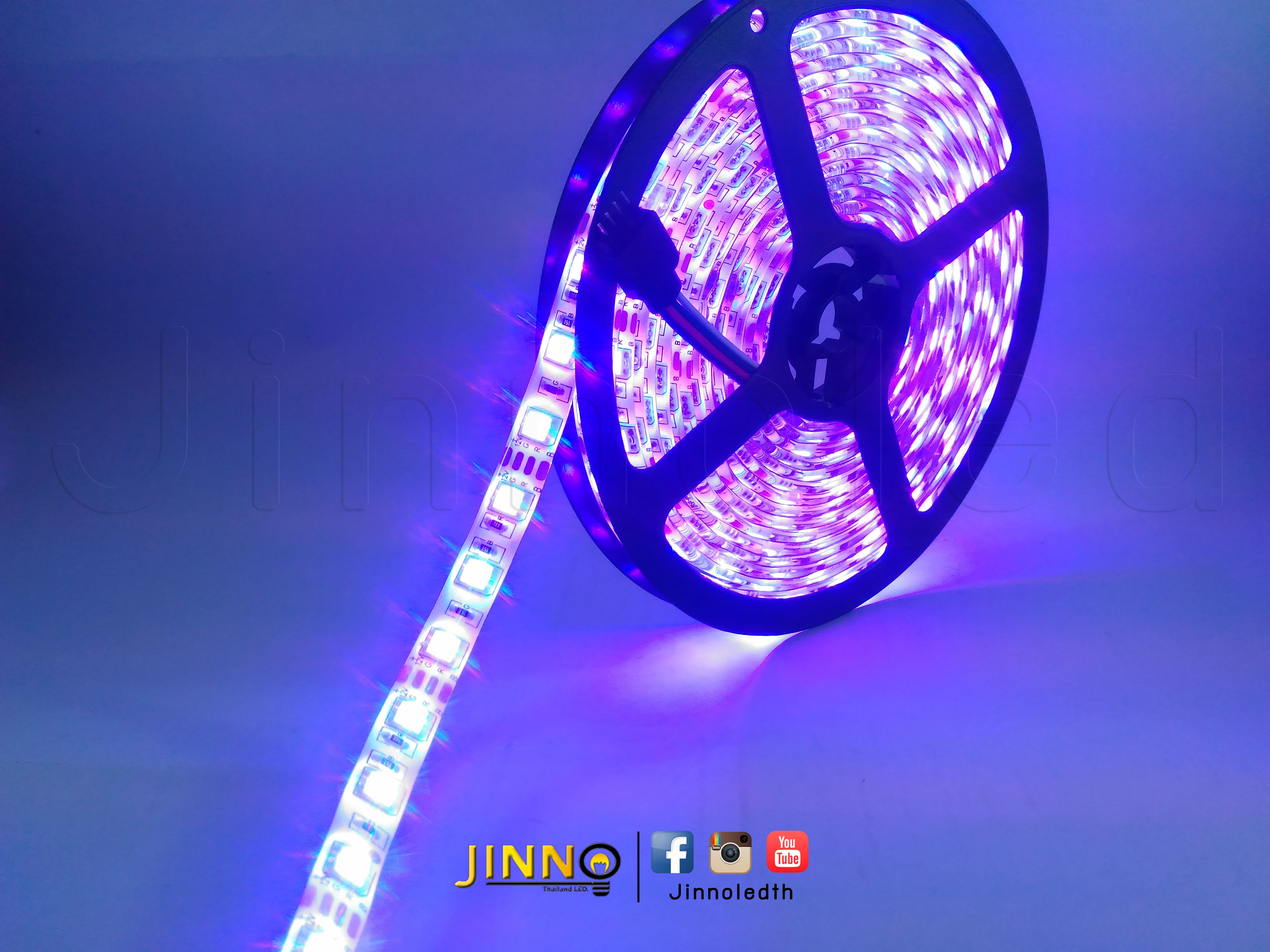 ไฟริบบิ้น 12v รุ่น 5050 IP65 : แบบกันน้ำ