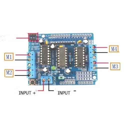 Motor Driver Shield L293D For Ardruino ขับมอเตอร์ ควบคุมมอเตอร์