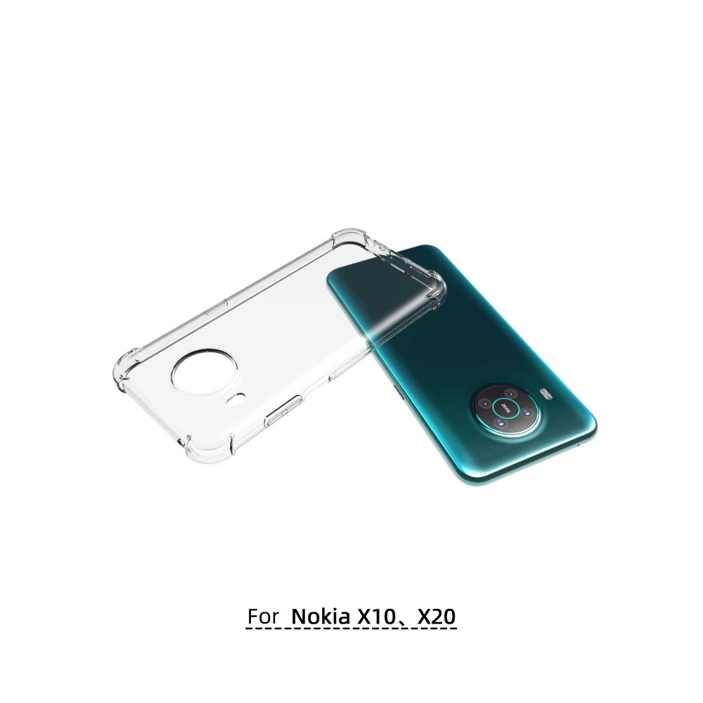เคส Nokia X10 5G แบบ TPU ใสเสริมขอบและมุมกันกระแทก