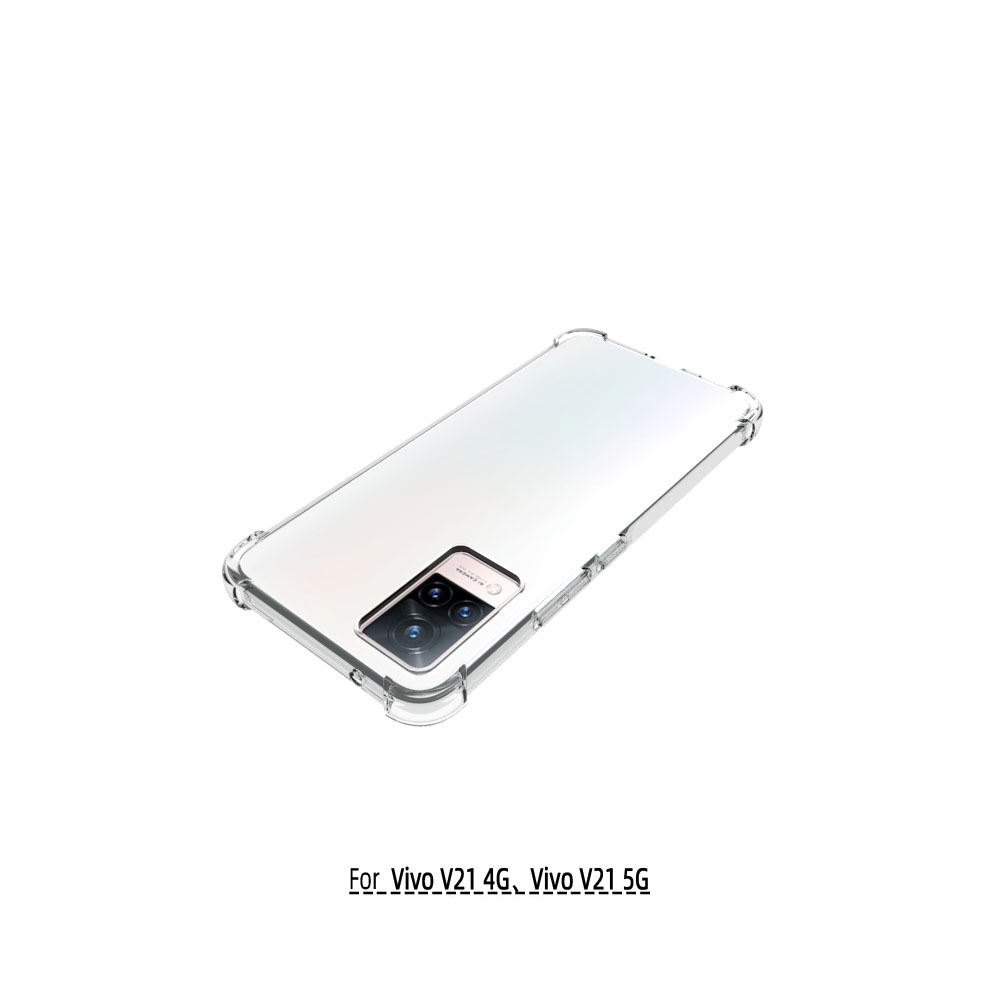 เคส Vivo V21 5G ใสเสริมขอบและมุมกันกระแทก