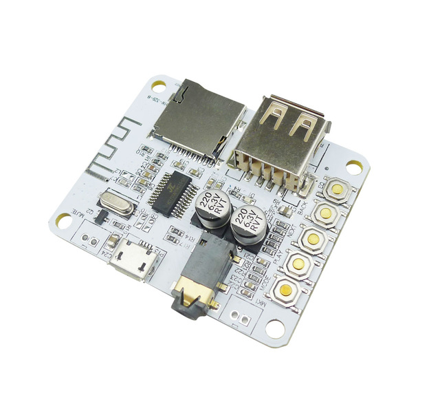 Wireless Bluetooth Audio Receiver Board, Bluetooth 4.1 Amplifier Module,Supporting TF Card USB Decording Play