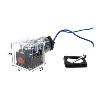 Hydraulic Solenoid Valve Plug DC 24V