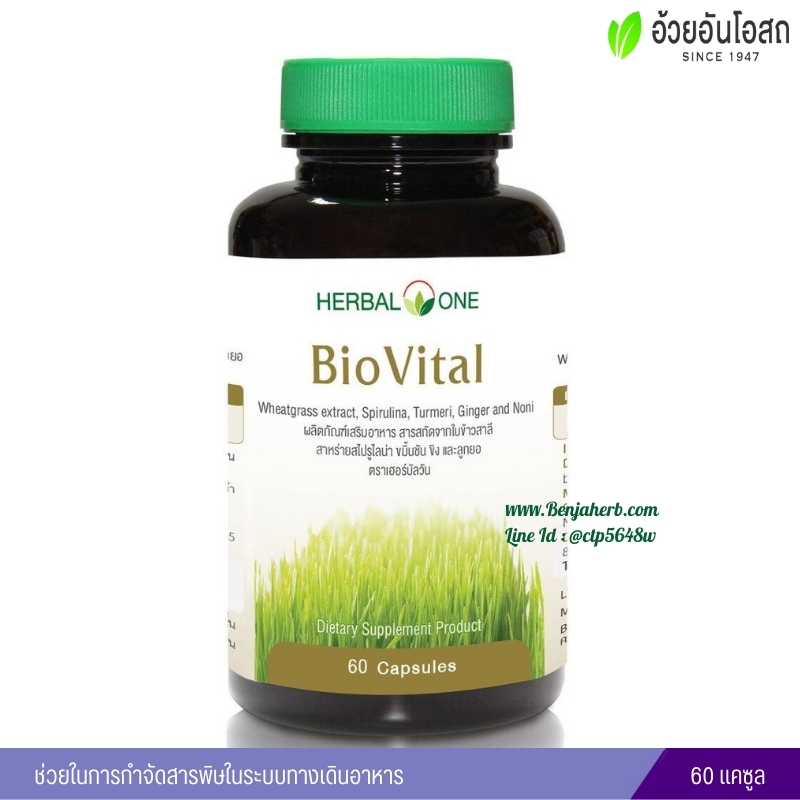 ไบโอไวทัล สารสกัดจากใบข้าวสาลีอ่อน อ้วยอันโอสถ BioVital