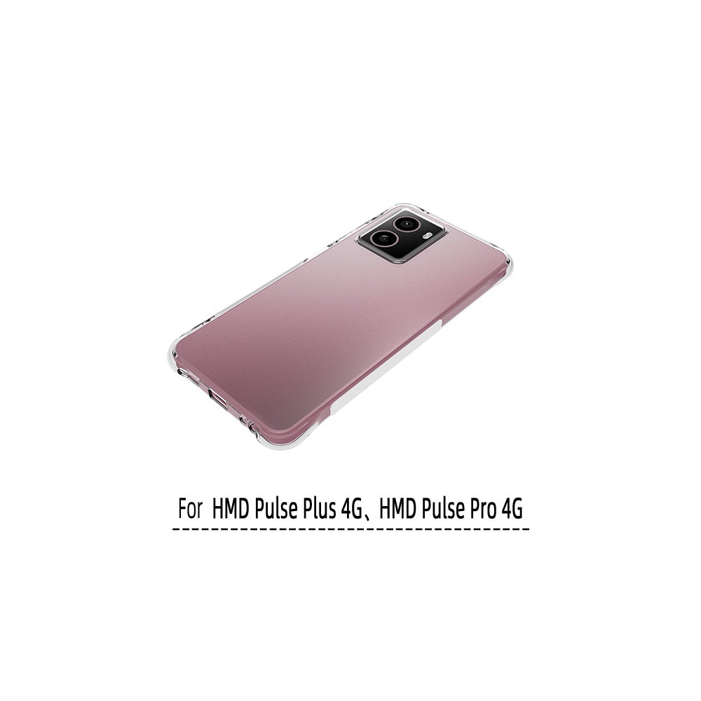 เคส HMD Pulse Pro / Pulse Plus แบบ TPU ใสเสริมขอบและมุมกันกระแทก