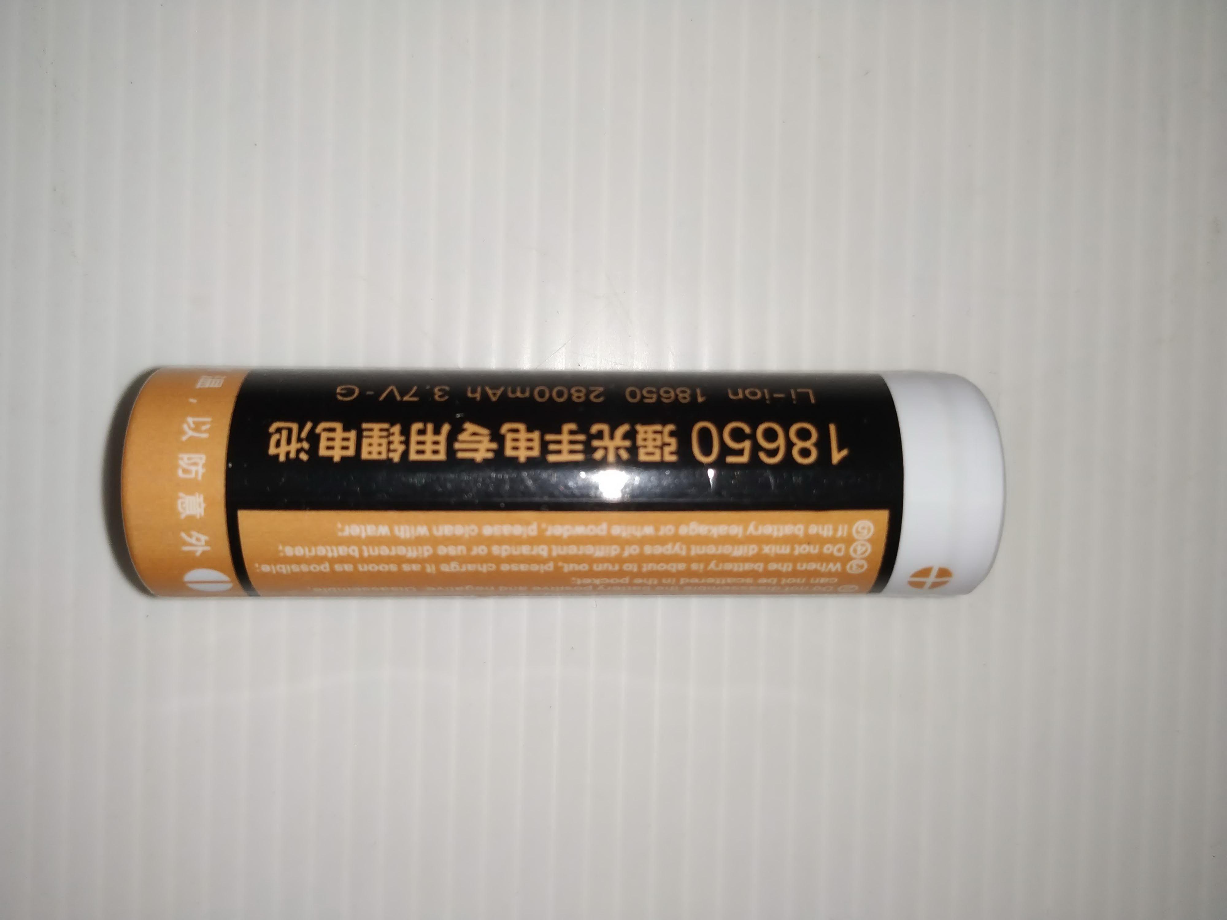 แบตเตอรี่คุณภาพดี Warsun 18650 ขนาดความจุ 2800 Mah