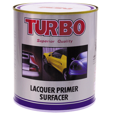 สีพ่นพื้นแห้งเร็ว เทอร์โบ Turbo Lacquer Primer Surface