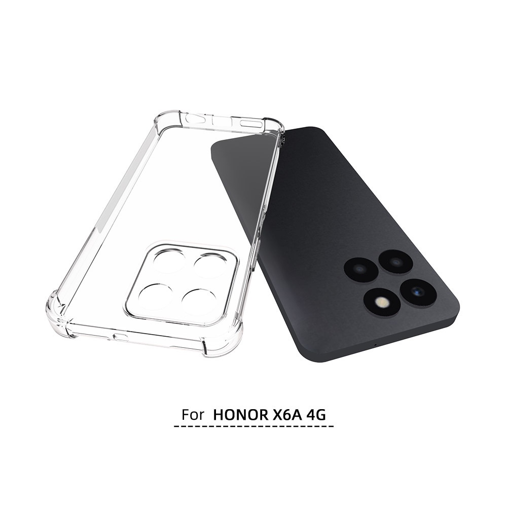 เคส Honor X6a แบบ TPU ใสเสริมขอบและมุมกันกระแทก