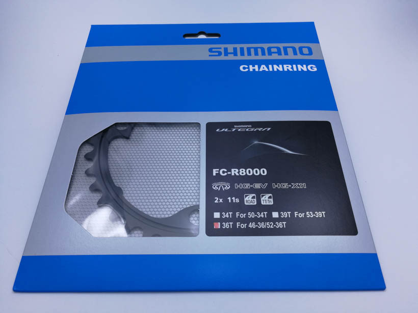 ใบจาน Ultegra R8000 ขนาด 39 / 36 / 34