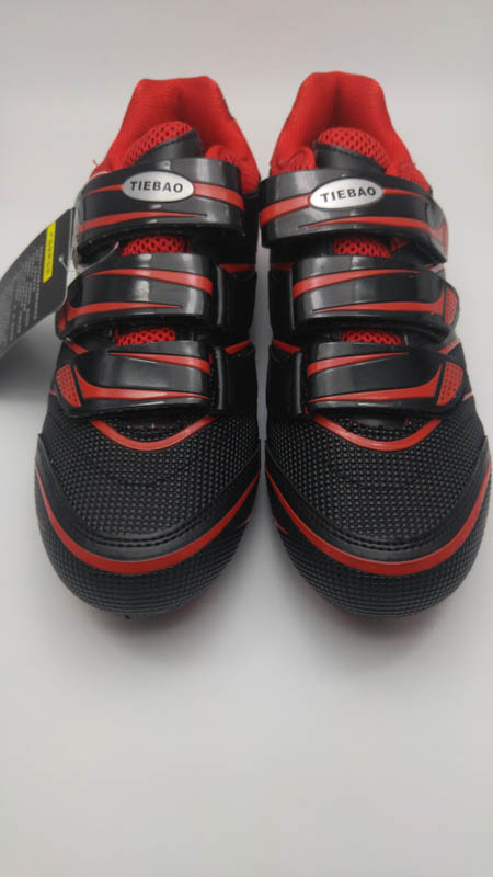 รองเท้าจักรยาน Tiebao สีดำ-แดง