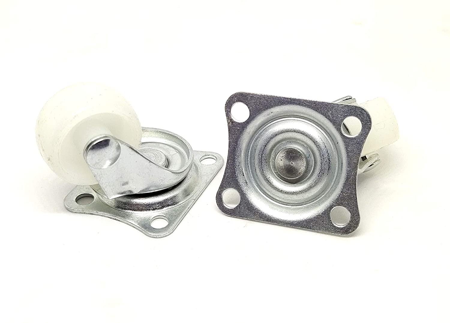 ล้อไนล่อนสำหรับ Smart Car White Nylon Universal Robot Wheels for Smart Car