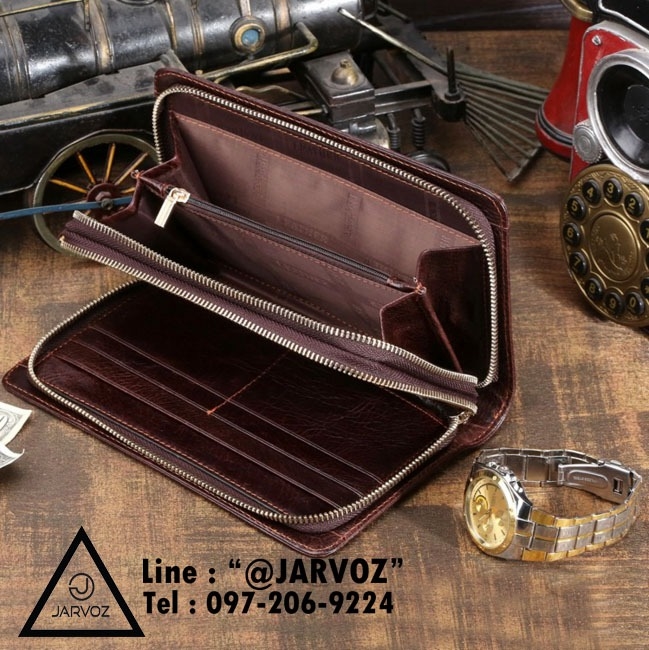 กระเป๋าสตางค์ Wallet รุ่น Richest มีซิป