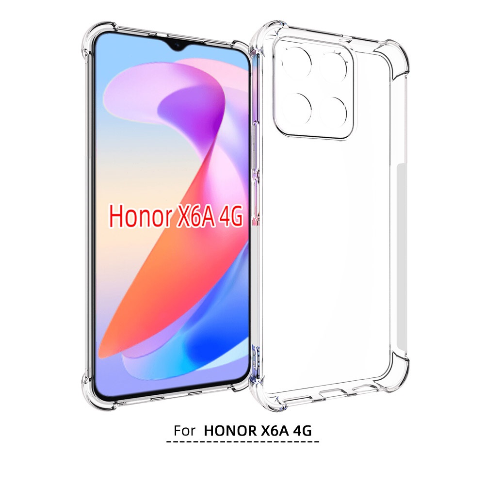 เคส Honor X6a แบบ TPU ใสเสริมขอบและมุมกันกระแทก