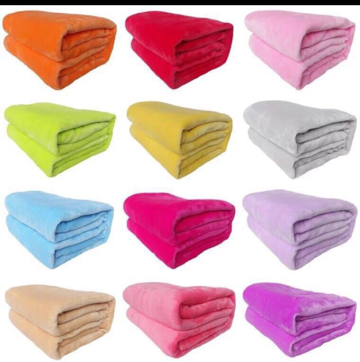 ผ้าห่มนาโน สีพื้น สีล้วน 6ฟุต หนานุ่ม สวย ลดราคา 290.- ส่งฟรี ขนส่งเอกชน