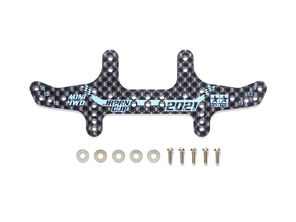 95145 Tamiya Mini 4WD HG Carbon Rear Multi Roller Setting Stay (1.5mm) J-Cup 2021