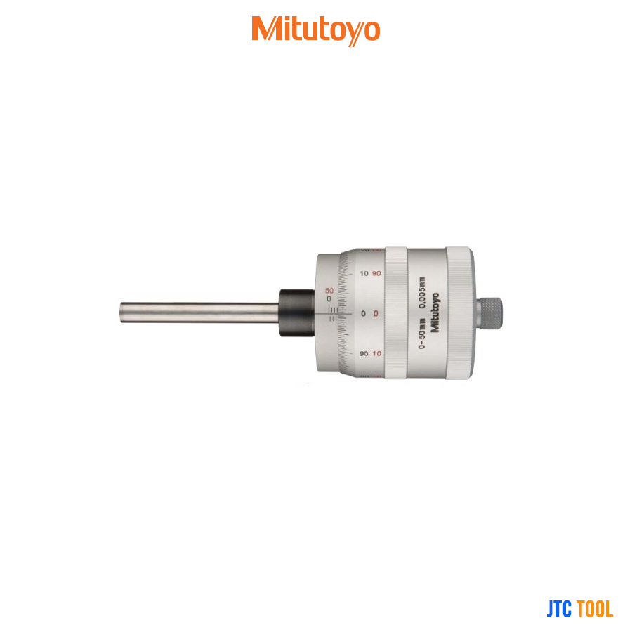 หัวไมโครมิเตอร์ - Micrometer Head Long Stroke Non-rotating Spindle Type No.197-101 [Brand: Mitutoyo]