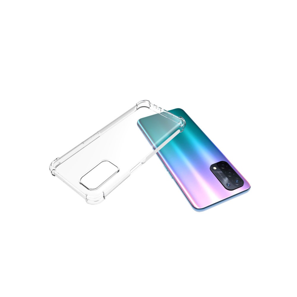 เคส OPPO A74 5G ใสเสริมขอบและมุมกันกระแทก