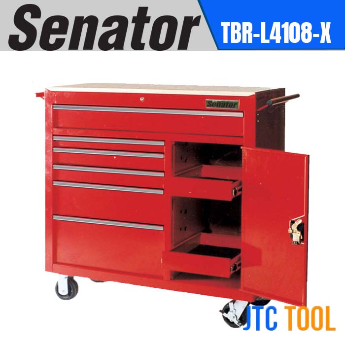 รถเข็นเก็บเครื่องมือ 8 ลิ้นชัก / 8 Drawers Superwide Tool Trolley (Senator)